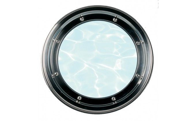 Oblò per piscina in acciaio diametro esterno 500 mm